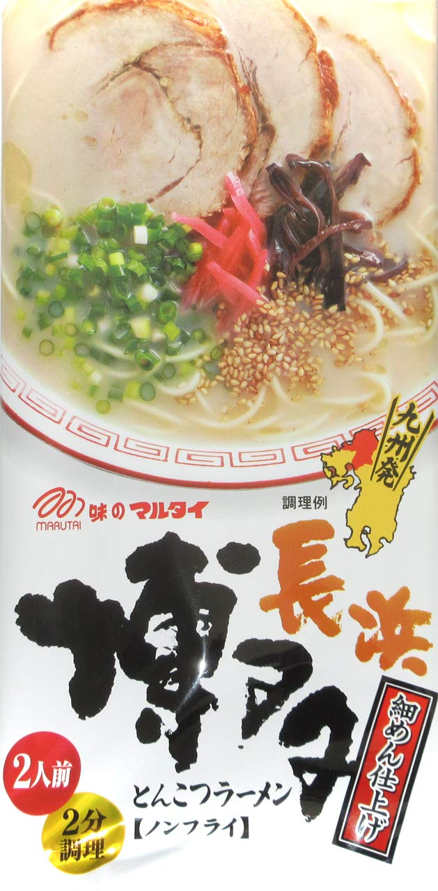 Amazon.co.jp: マルタイ 棒ラーメン 九州人気とんこつ味3種セット