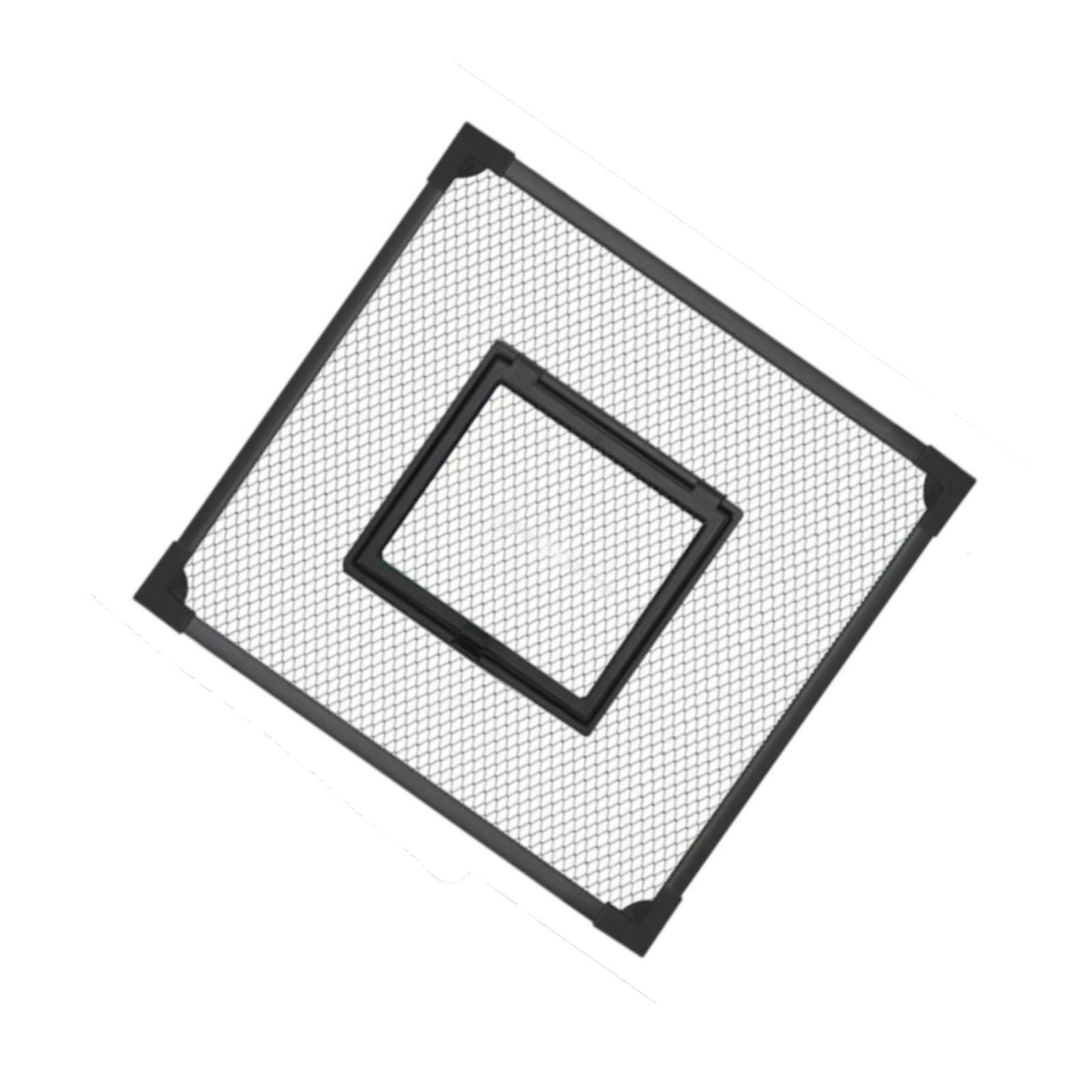 Aquarium Lid Mesh Net Cover - DIY Self Assembly Anti Jumping Fish Tank Top Protective Screen for Rectangular Aquariums Easy to Set up Accessories- 45x45cm