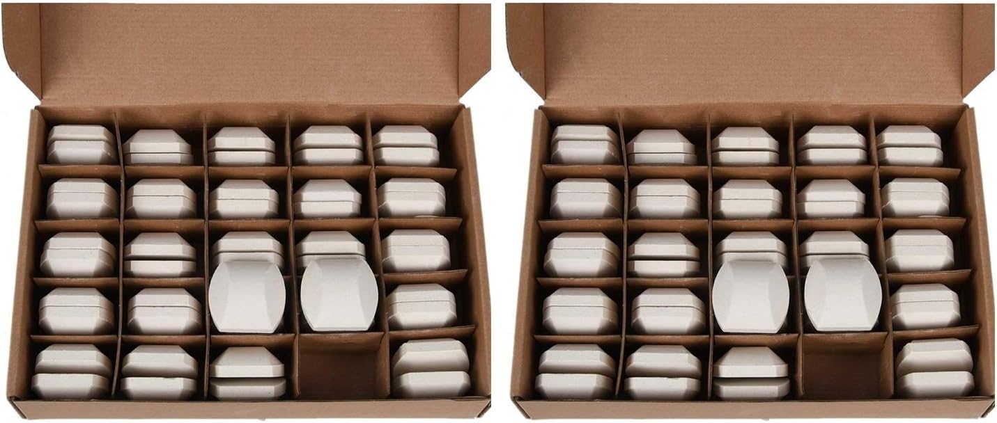 GasSaf Gas Grill Ceramic Briquettes Replacement for Select Turbo, Nexgrill Gas Grill Models, 2 x 2 x 0.8 inch, Set of 100 pcs