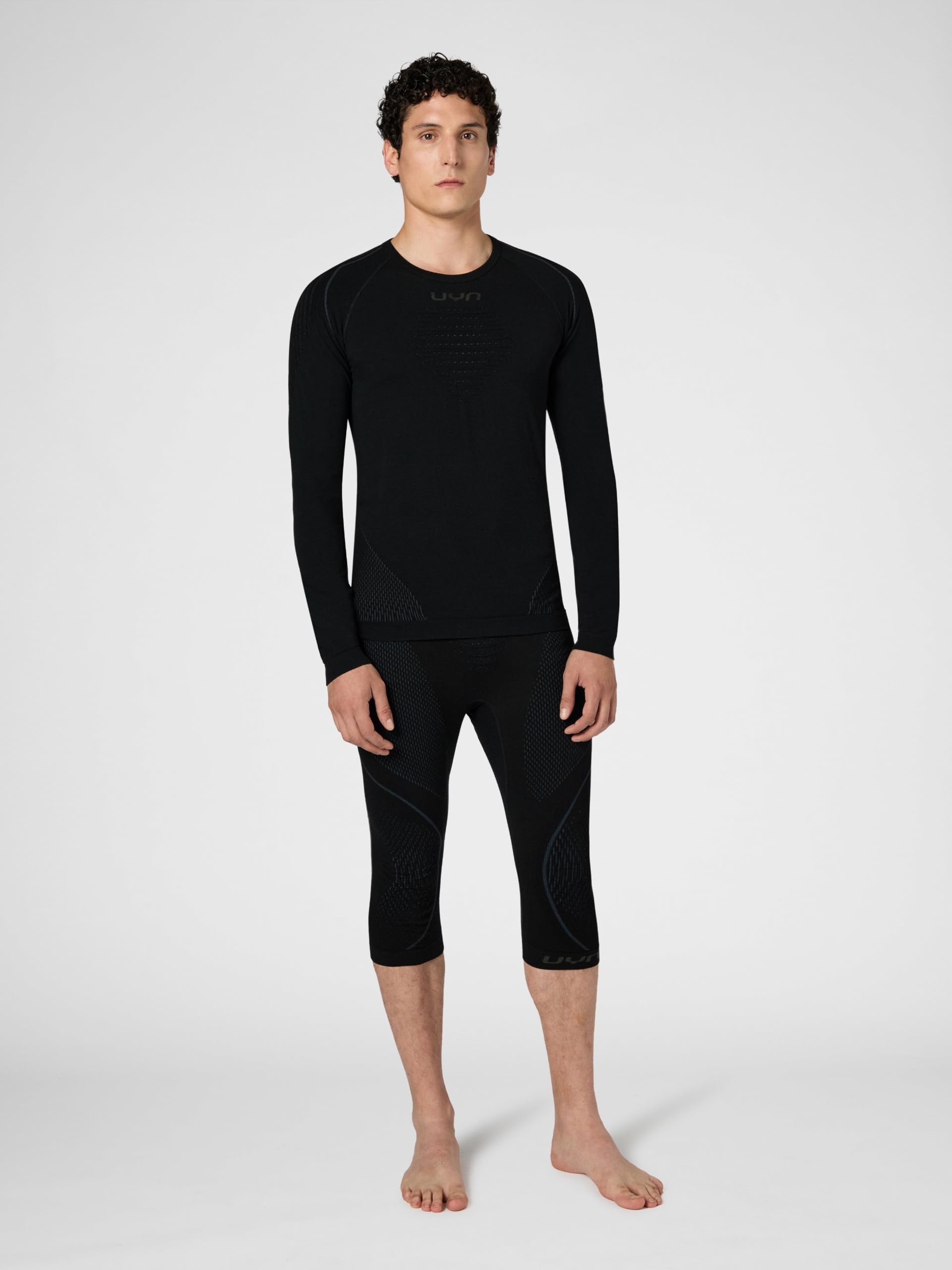 UYN Koszulka Henley Mężczyźni Maglia Termica Evolutyon Biotech