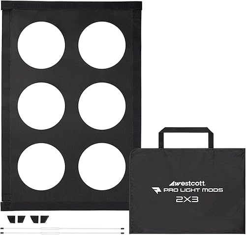 Westcott Pro Light Mods - Accesorio de softbox rápido que simulan luces de estadio, accesorio de iluminación de escenario, iluminación de moda para
