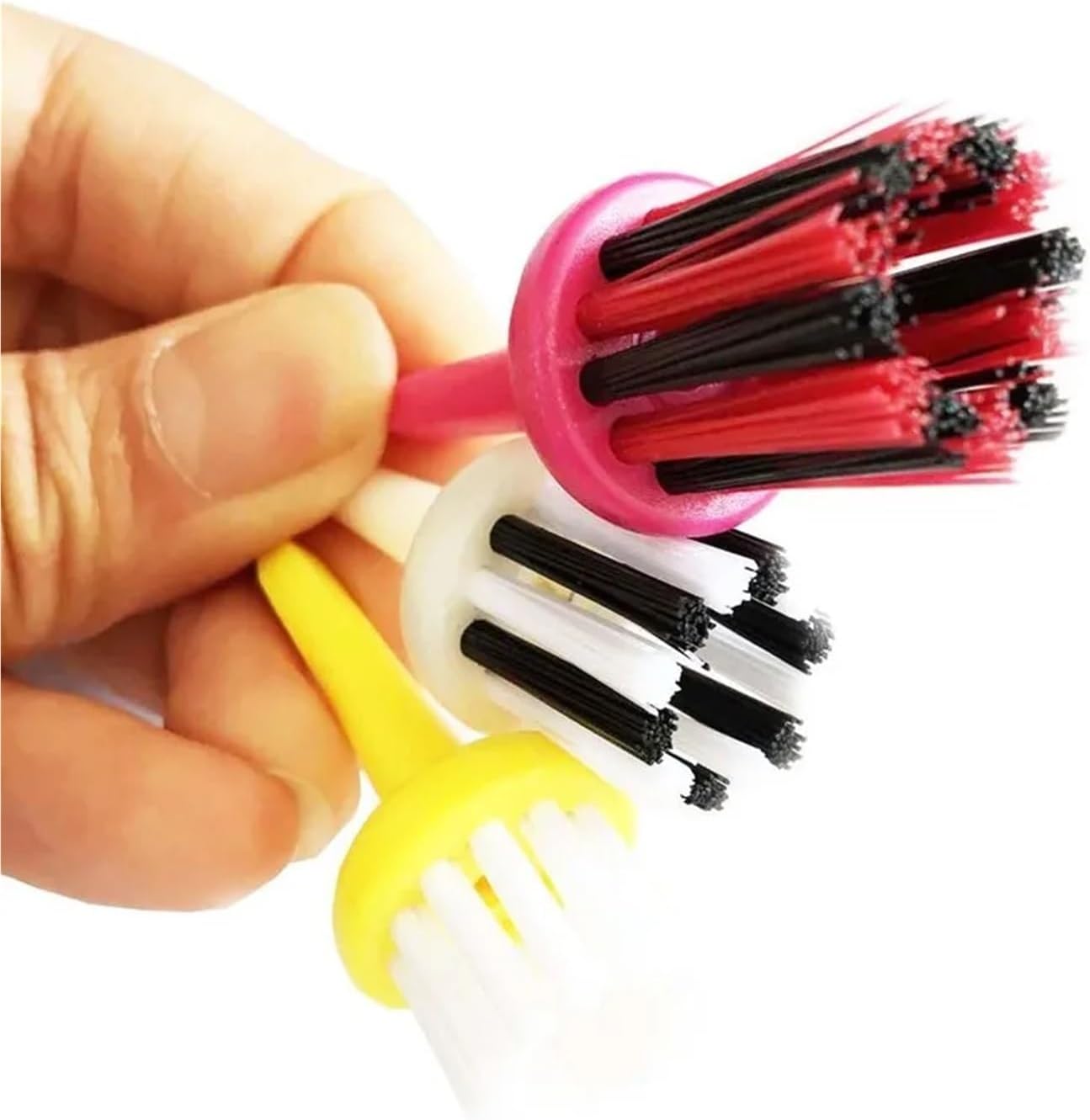 Golf Tees 12Pcs Brush Golf Tees Plastic Mixed Height Low Friction for Golfer Practice