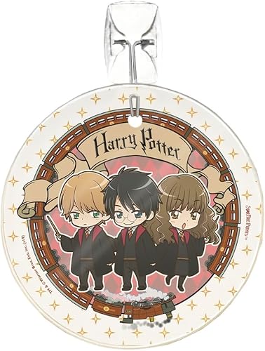 Harry Potter – Off to Hogwarts – Chibi – 3.5 pulgadas Starfire Prints accesorio colgante de impresión de vidrio – Ideal para regalar y coleccionar