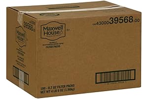 Maxwell House Decaf Ground Coffee Filter Packs (100-Count)