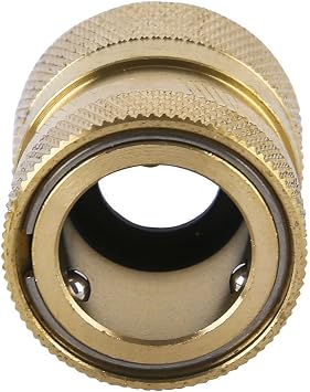 Garden Hose Quick Connect Brass Hose Quick Connectors Fitting For Garden Watering 3/4GTH (3 Female Coupler+ 6 Male Nipples)