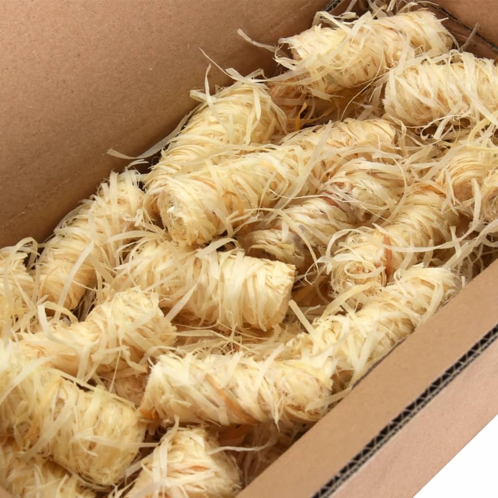 Podpałka 15 kg wełna drzewna, wosk parafinowy, naturalny dodatek do grilla, kominka, ogniska, paleniska, na kemping, BBQ, do ogrodu, solidne opakowanie