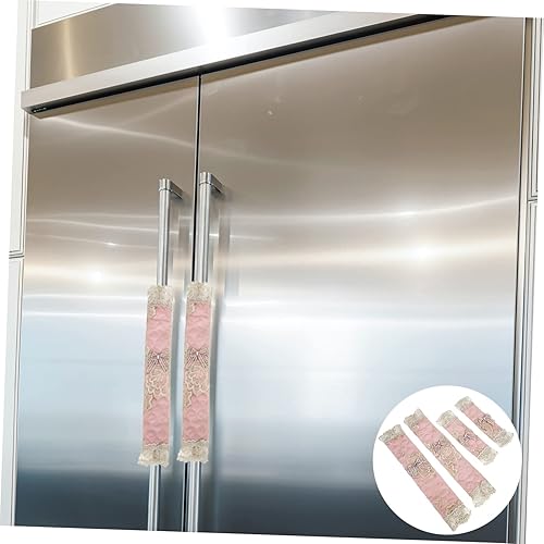 Miniatura 4 de Hemobllo Cubierta para manija de refrigerador de cocina, fundas para manija de lavavajillas, protector de manija de puerta de refrigerador,