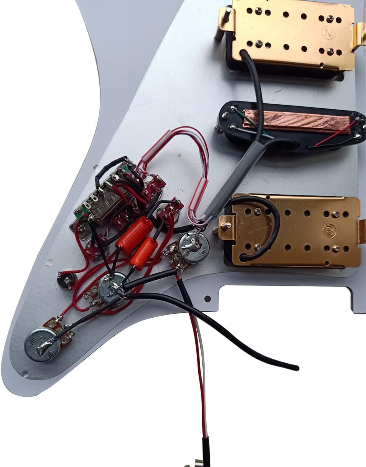 ピックガード　ピックアップ Amazon | HSH 配線済みロード済みストラトピックガード