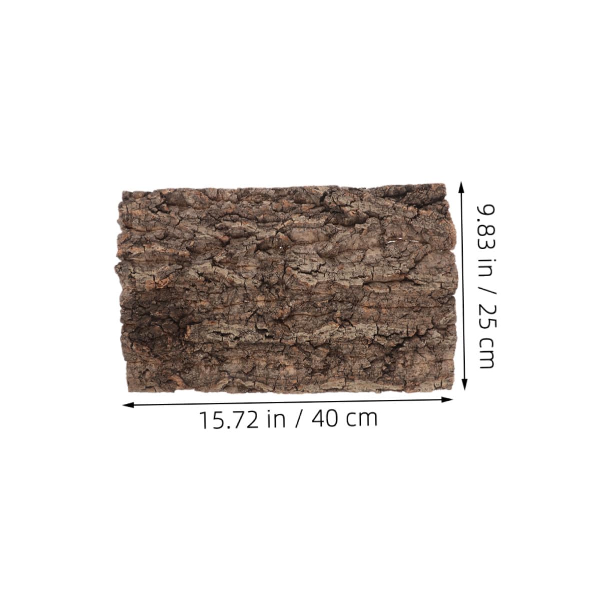 2 Stück Natürliche Korkrinde Rückwand für Terrarien und Aquarien Langlebige Reptilien Klettermatte Authentischer Baumrinden Hintergrund Einfache für Schlangen Spinnen Fische