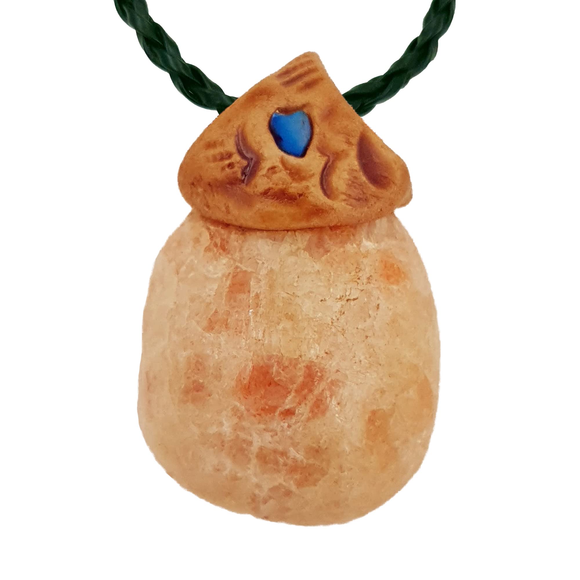 SMOKY QUARTZ Healing Crystal Necklace for Women & Men - Pendant Chakra Healing Crystal Jewelry for Adults, Spiritual Gifts w/Genuine Gemstone, Braided Faux Leather Chain, Handmade w/Love