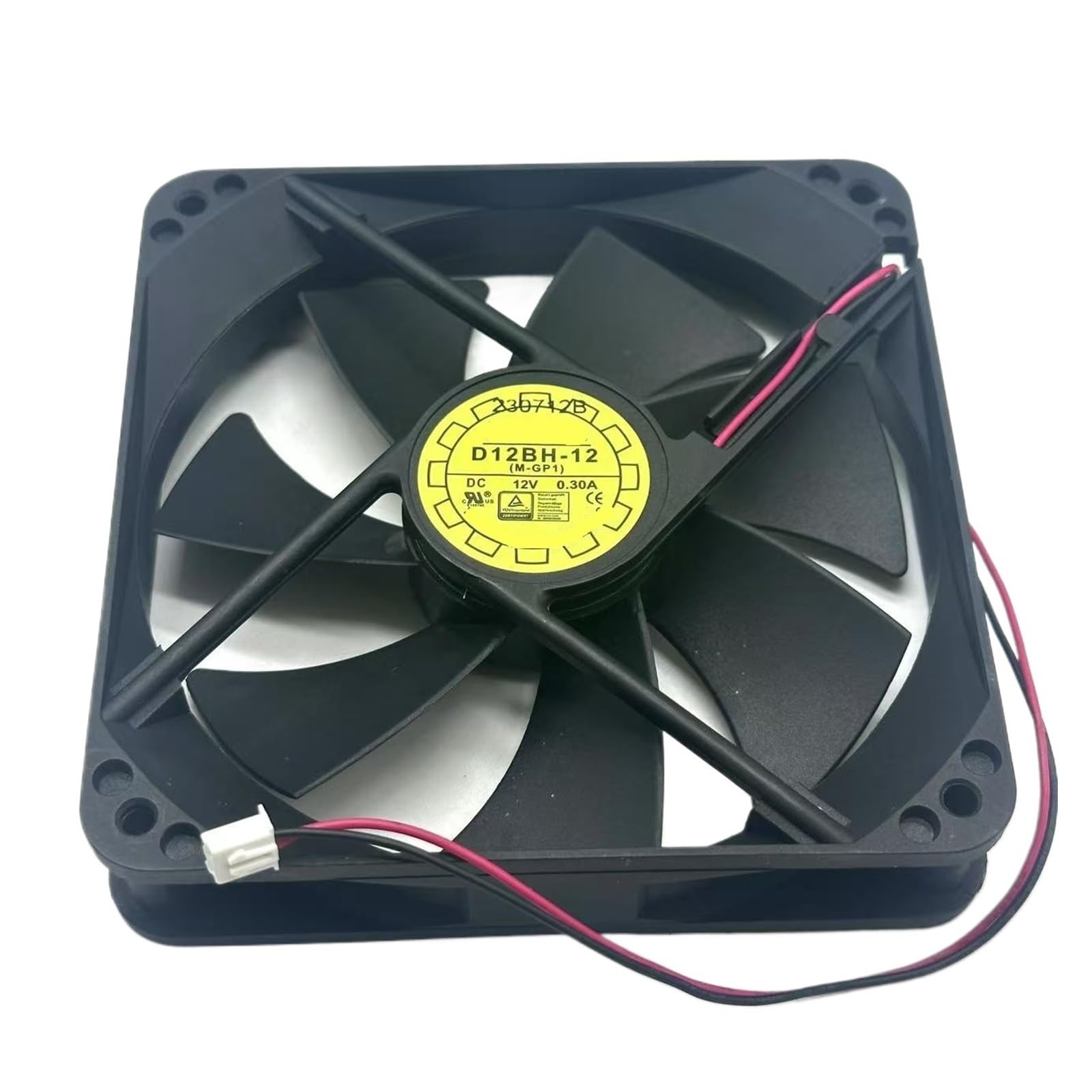 TPKMVGAP D12BH-12 DC 12V 0.30A 120x120x25mm 2-Wire Server Cooling Fan