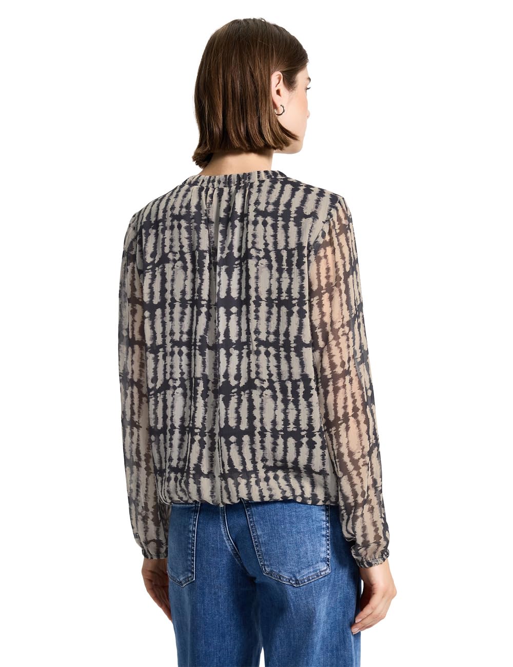 Street One Studio Damen V-Neck Chiffon Tunika
