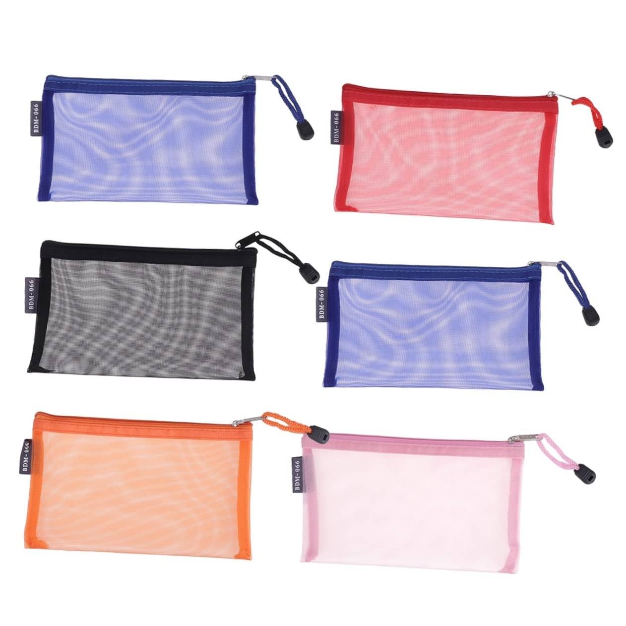 jojofuny 3 Set Borsa Con Cerniera Per Cancelleria E Accessori Per Viaggi Ufficio E Scuola 6 Pezzi * 3