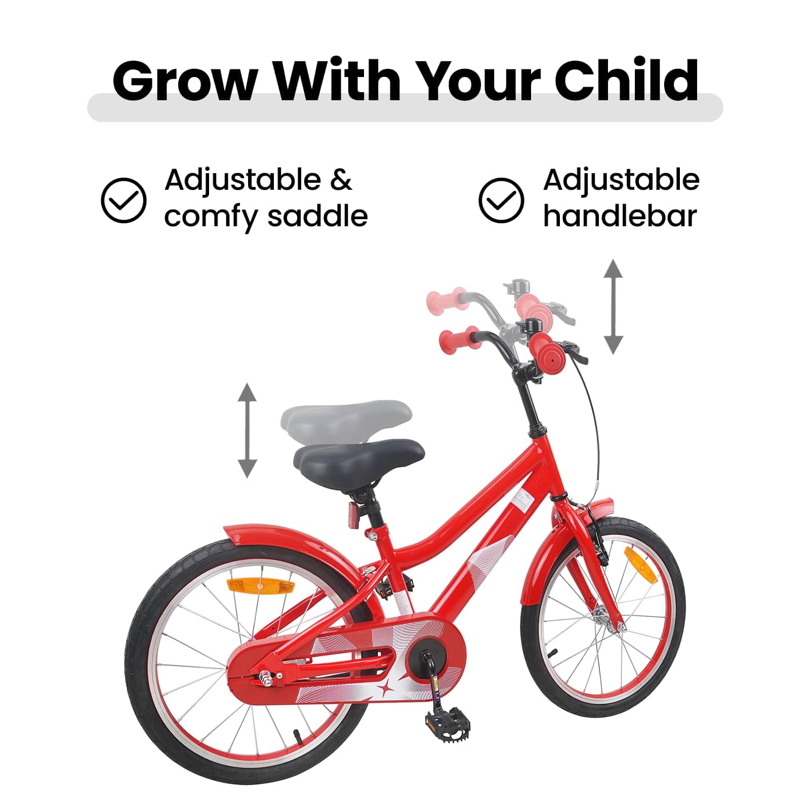 vidaXL Biciclette per bambini Acciaio Bicicletta Bambini Cavalcare giovani