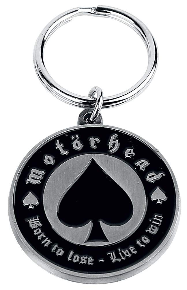 Motörhead Born to Lose Unisex Keyring Pendant Standard, Zinc Alloy,