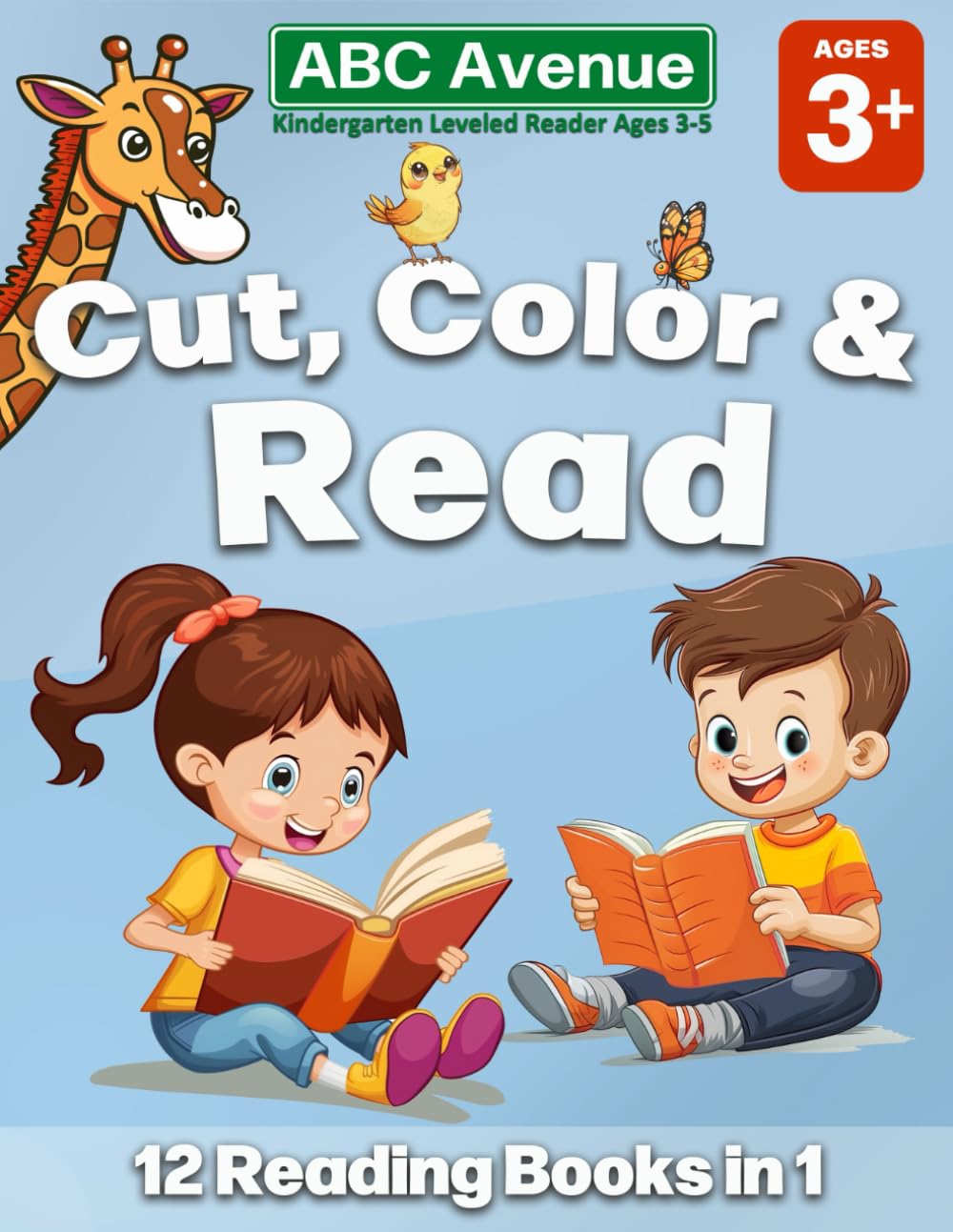 Abc Avenue Cut, Color & Read: Kindergarten Leveled Reader Ages 3-5