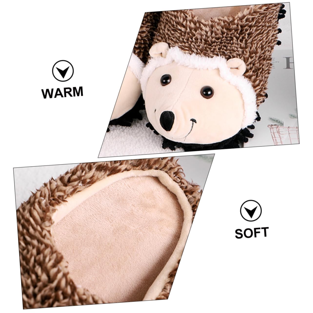 Pantuflas De Erizo Zapatilla De Adulto Zapatillas De Casa De Felpa Zapatillas De Casa Lavables Zapatillas Lindas Para Mujer Trapeador Limpiador De Pisos Empeine: Algodón Shu