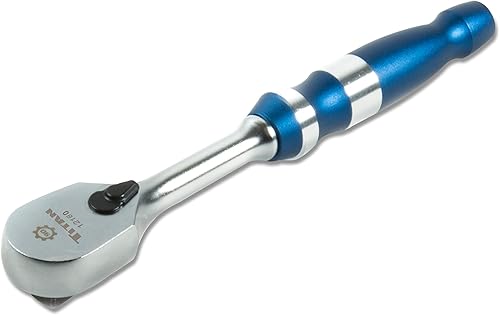 Titan 12160 Trinquete de cabeza plana de 90 dientes de 1/4 pulgadas x 6 pulgadas