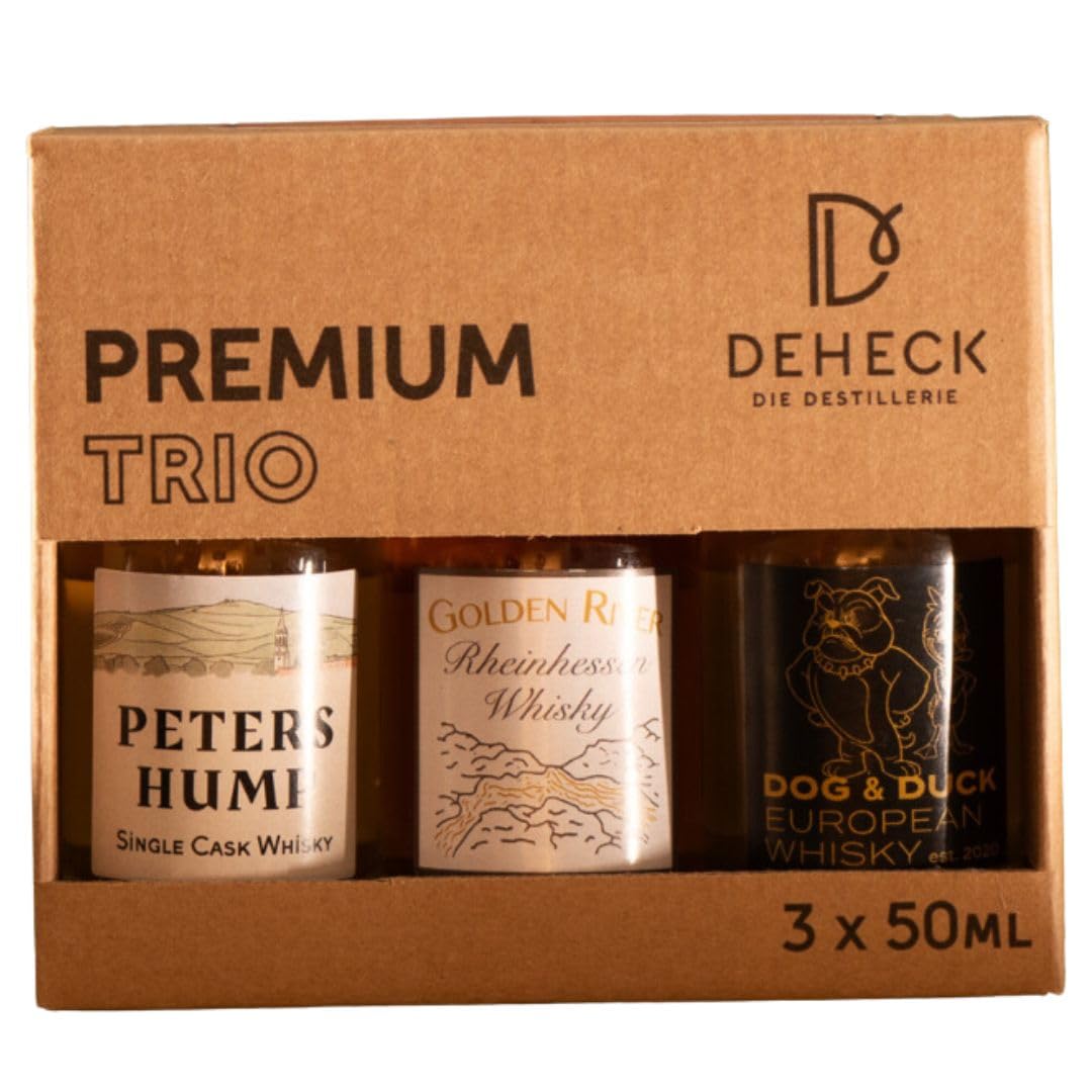 Whisky Set 3x 50 ml Premium Whiskey | Mini Whiksy-Tasting Set & Whiskey Geschenkset | Whiskys Angebot von Deheck