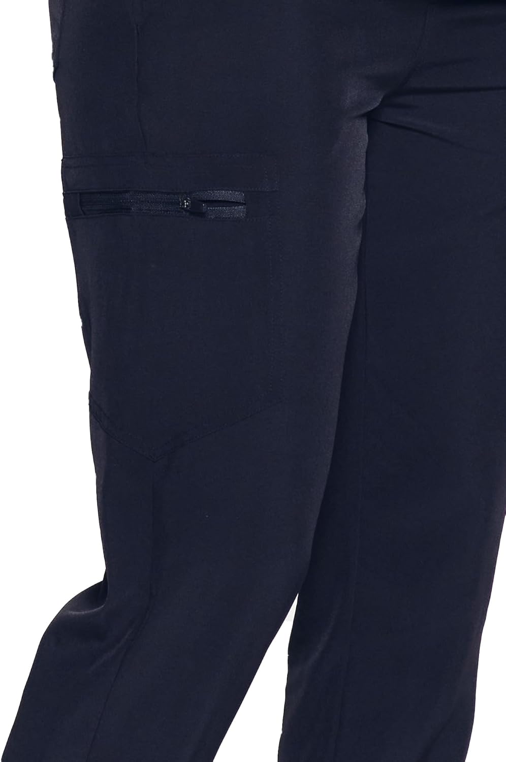 COZYFIT Womens Scrub Pants - Soft Stretch Yoga Style with 5 Pockets, Slim Fit Jogger Scrubs Pants for Women - Image 5