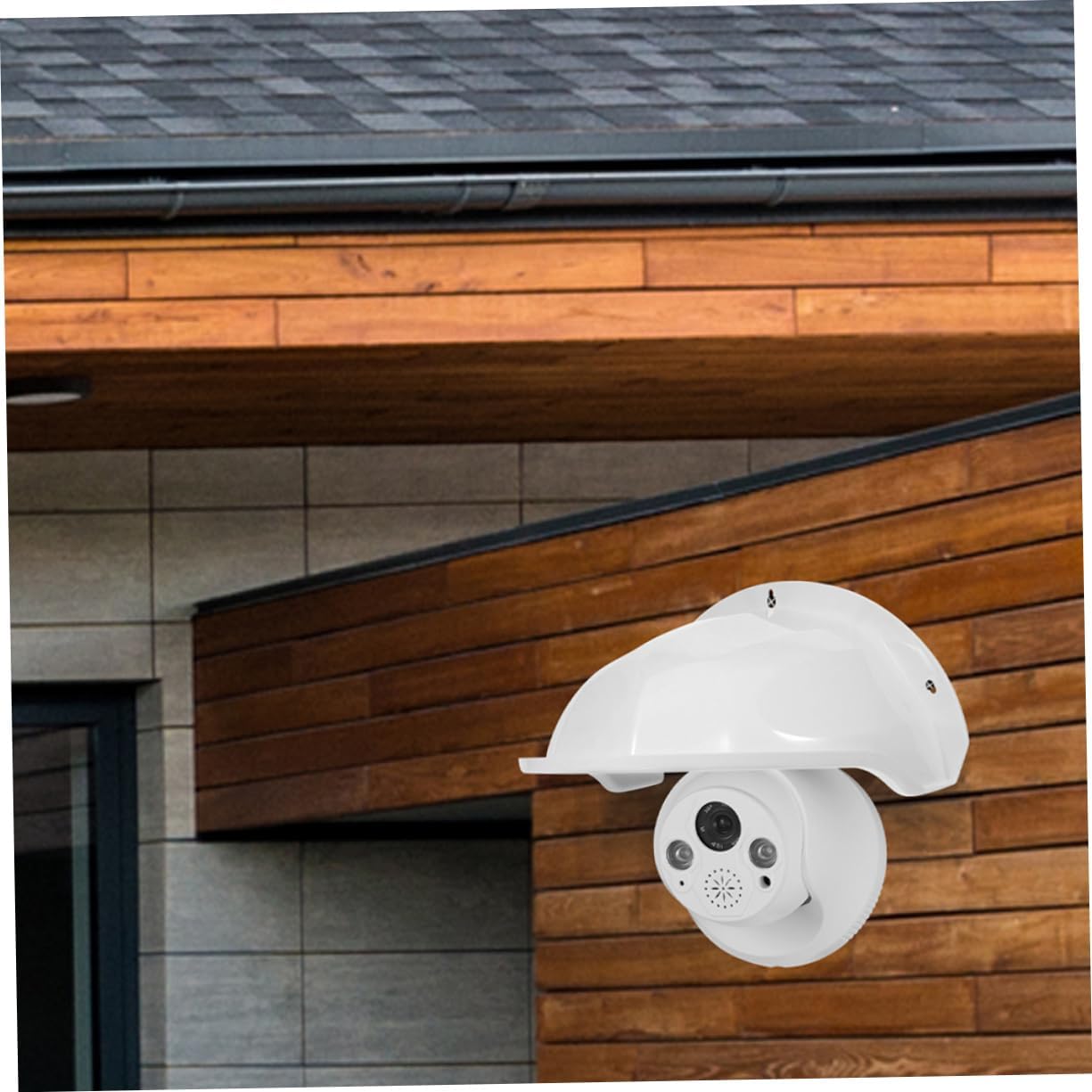 3pcs Outdoor Camera Rain Cover Abs Material Sunshade for Security Cameras Protection