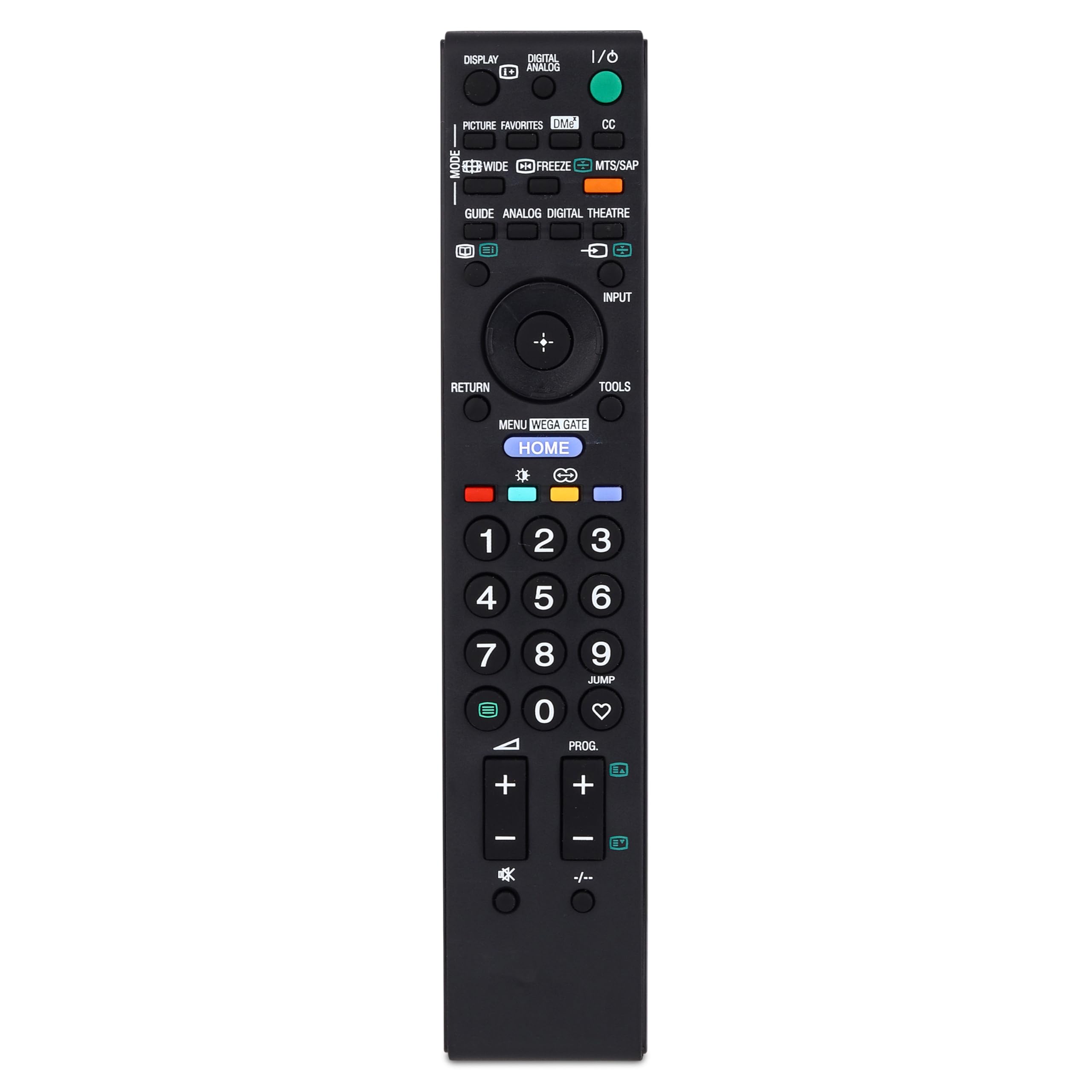 Remote Compatible with Sony Bravia LED LCD TV Silicon Buttons | Standard Buttons | No Voice/No Bluetooth | Plug & Play TV Remote (Pack of 1)