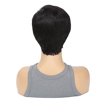 Amazon.com : Kubiblue Human Hair Pixie Cut Short Straight Amazon.com : Kubiblue Human Hair Pixie Cut Short Straight