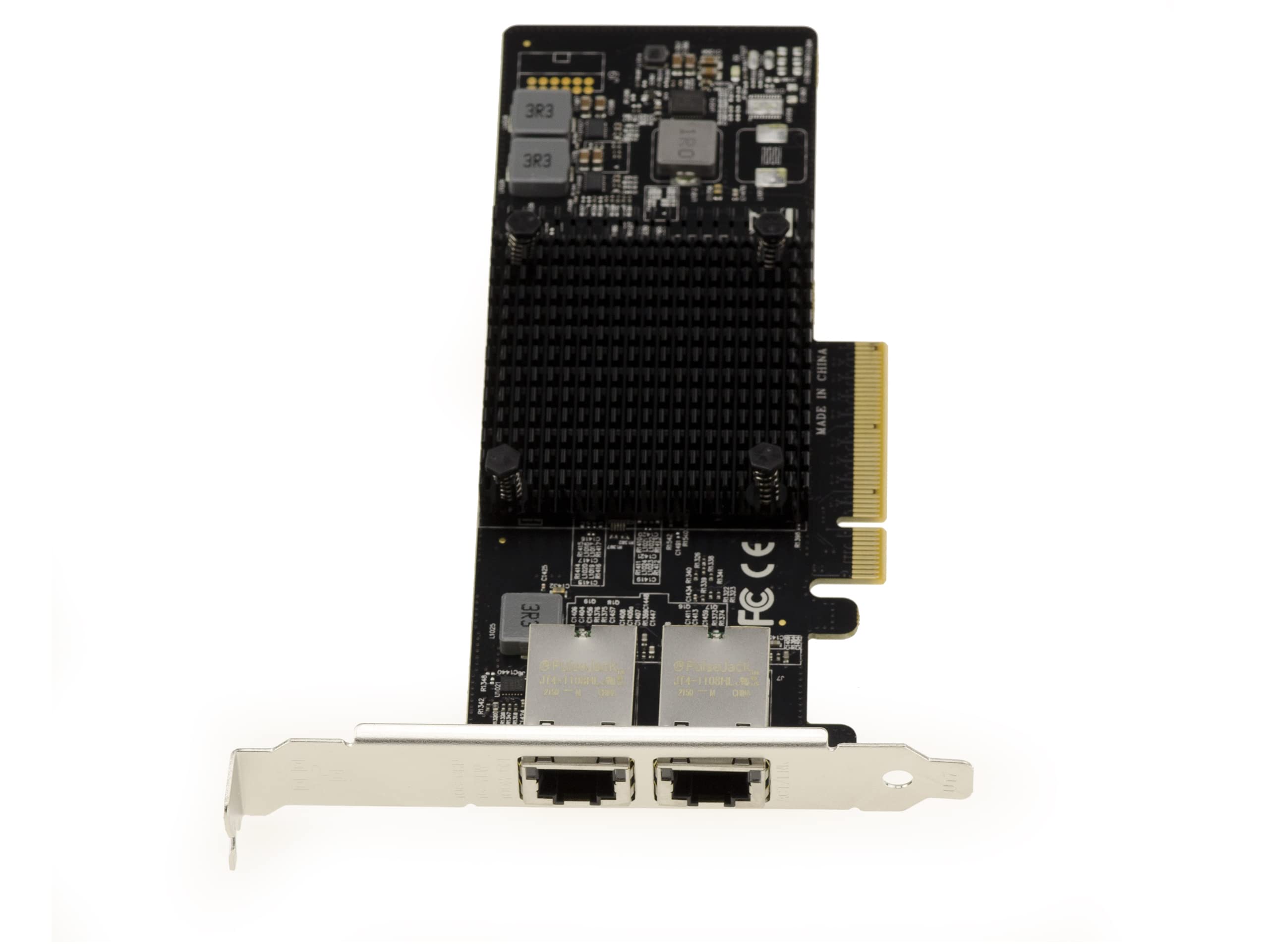 KALEA-INFORMATIQUE Karta kontrolera sieciowego PCIe LAN ethernet 10G 5G 2.5G 1G z 2 portami RJ45. Chipset Intel X550AT2
