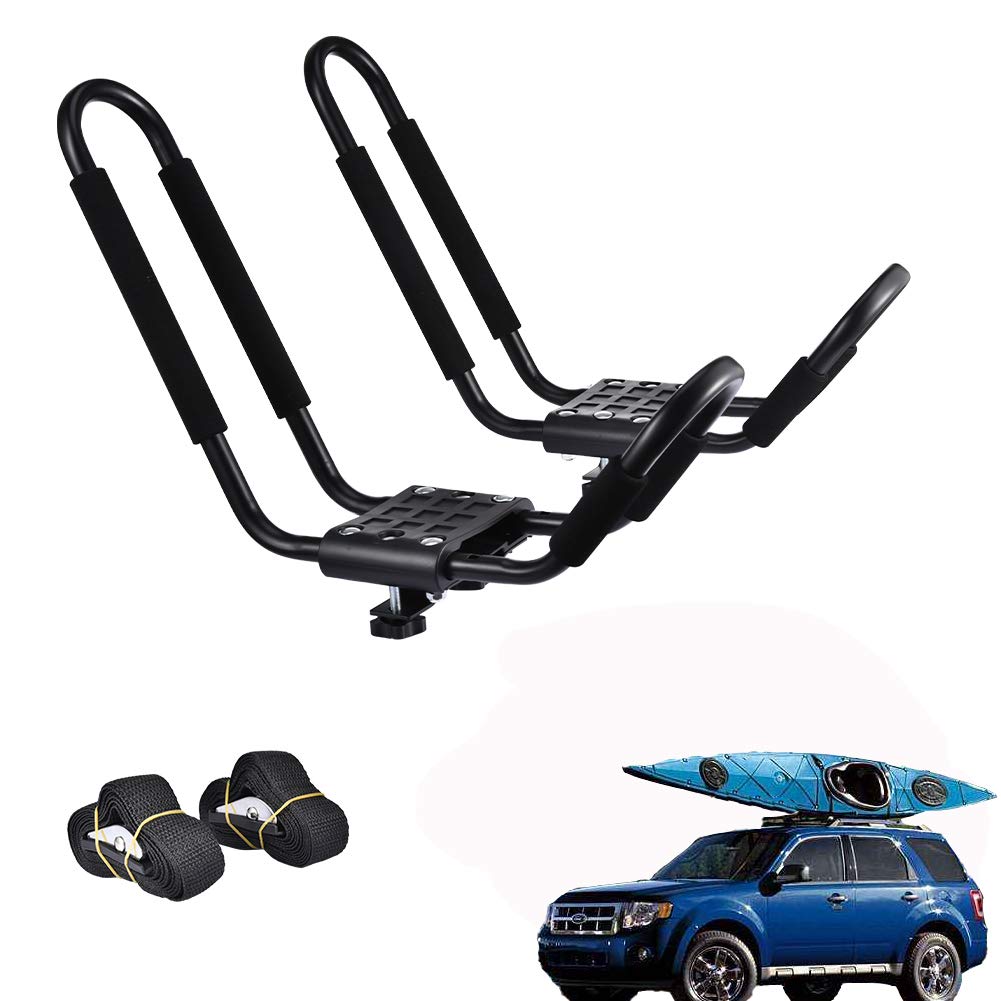 Buy Hemousy Kayak Roof Rack,Canoe/Surf/Ski Car Roof Carrier with Straps