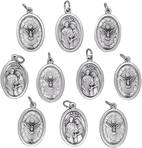 Sterling Silver St Christopher In Collectible Christian Medals For Sale - Foto 8