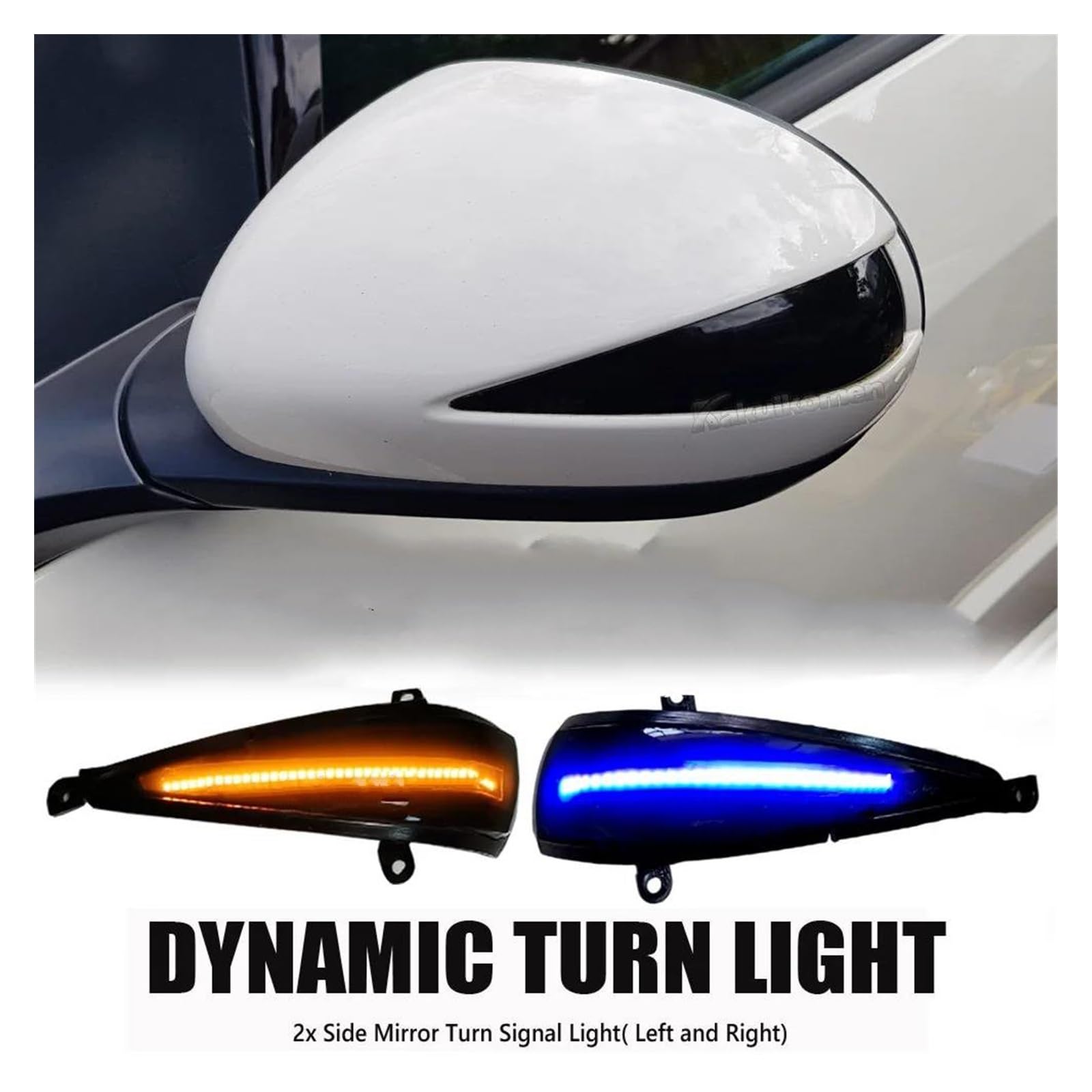Clignotants Dynamiques Rétroviseur Civic 8 2005-2012 - Compatible Type-S, Type-R, FD1, FD2, FN2