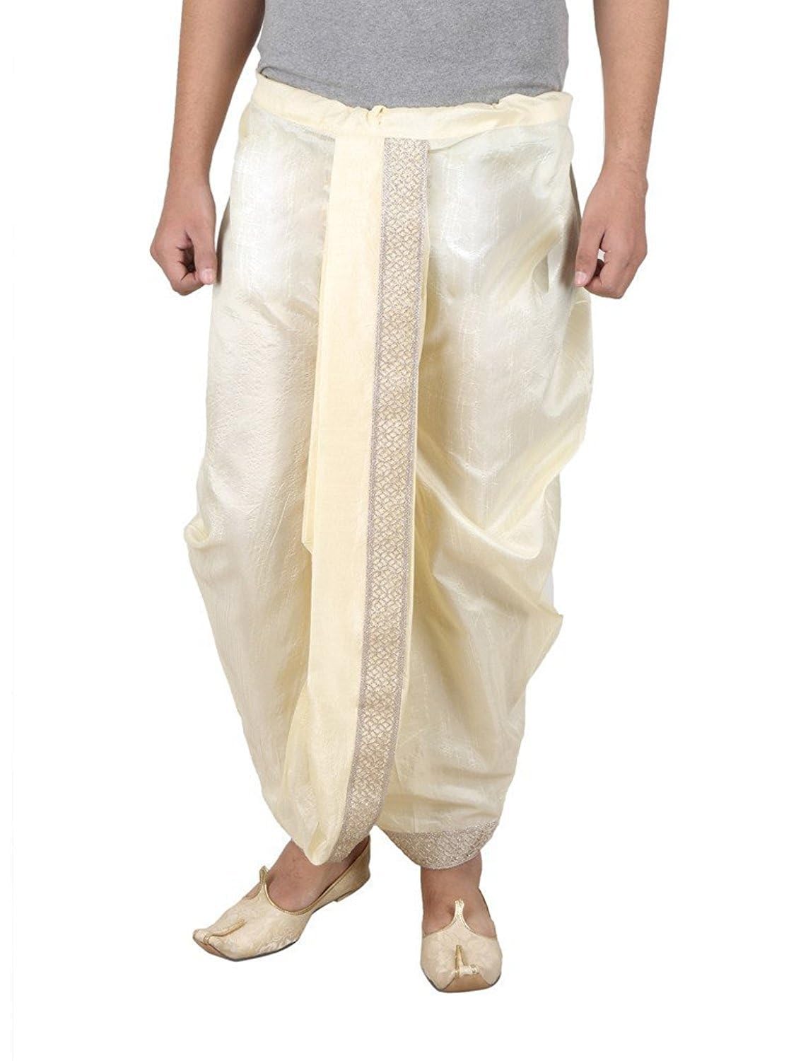modern garments Men's Dupion Silk Dhoti-picture-53