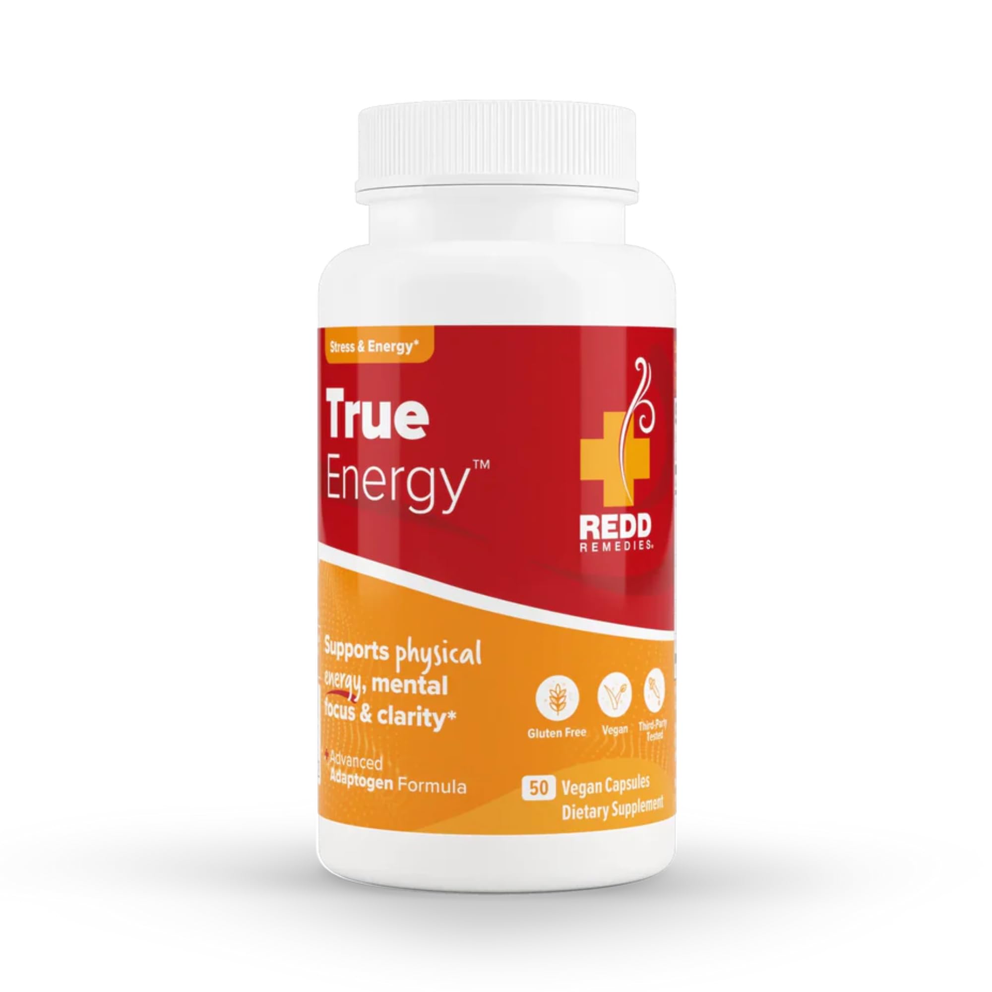 Redd Remedies, True Energy, Supports Energy Production and Stamina, 50 Vegan Capsules