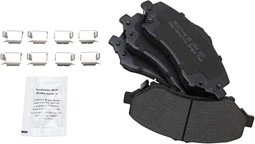 Miniatura 4 de TRQ Kit de pastillas de freno metálicas delanteras y rotor de rendimiento compatible con Chrysler Dodge VW