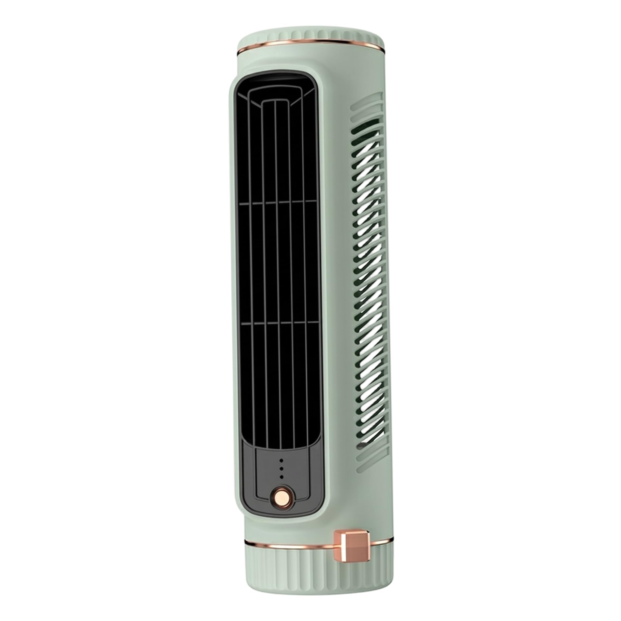 Tsawntd Mini Ac Unit for Bedroom, Mini Portable Ac Bladeless Tower Fan, 3D Circulation Air Tower Air Conditioner, Low Noise, Vertical & Horizontal Use, Green Conditioner