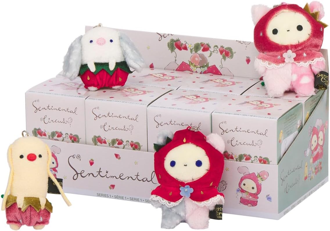 San-X Original Sentimental Circus Strawberry Series Blind Box - 8 pcs