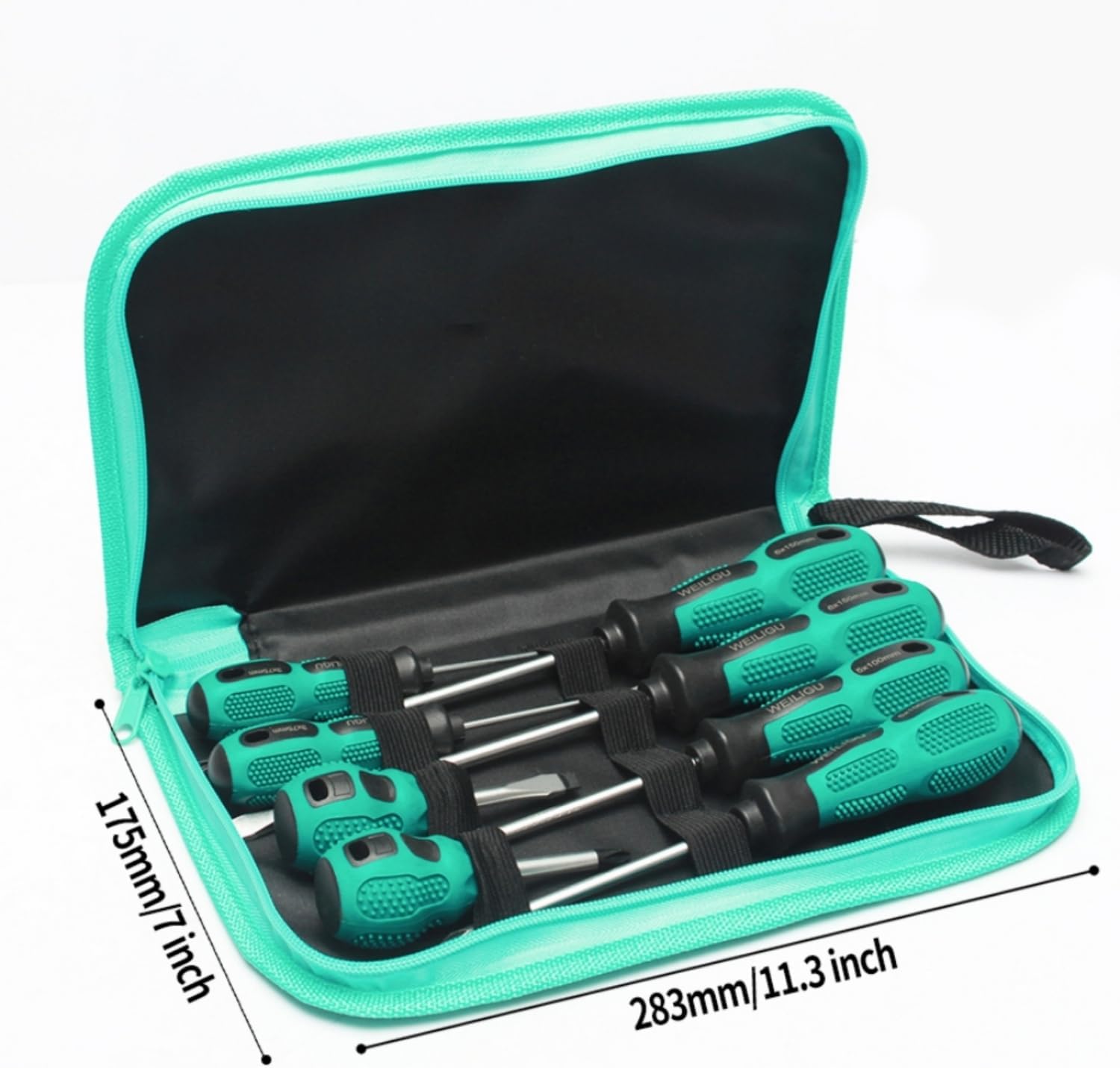 8-Piece Screwdriver Set Precision Phillips Screwdriver Set Magnetic Tips Small Slotted Screwdriver Bit Set Professional Cushion Grip Screwdriver Set