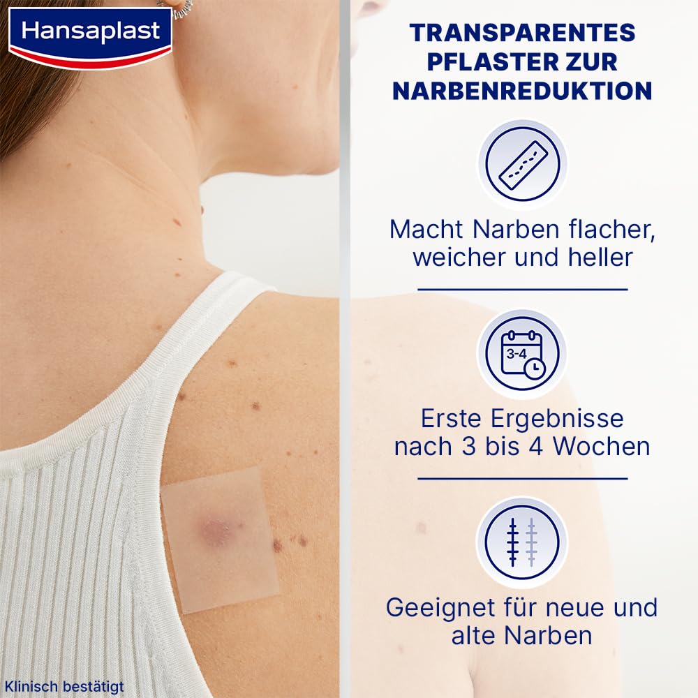 Hansaplast Pflaster zur Behandlung von Narben, 21 pc Pansement