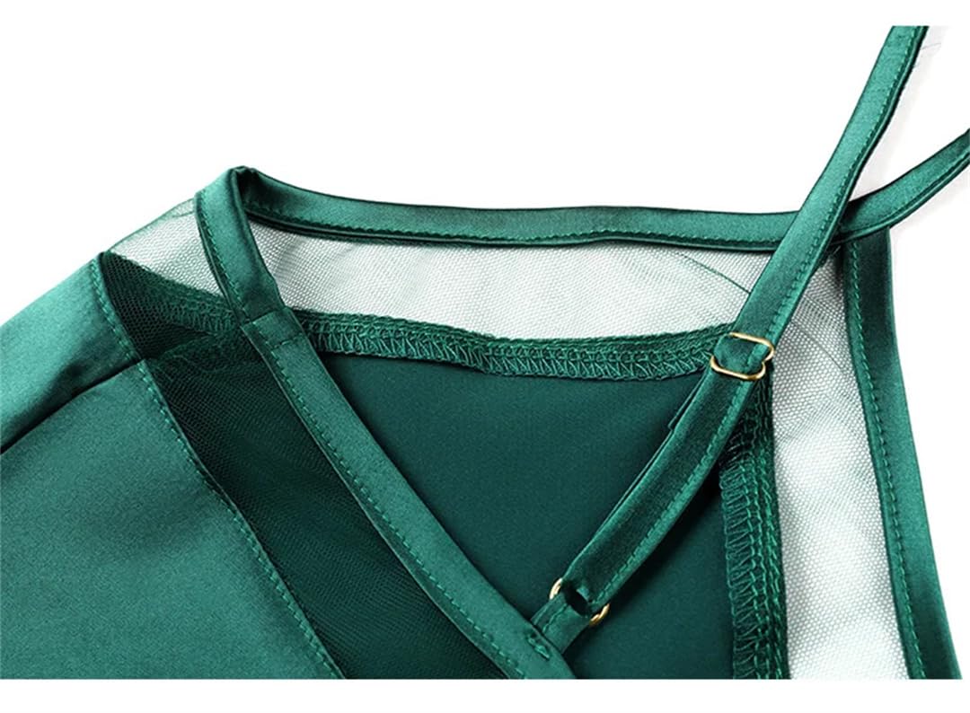 Top estivo da donna in raso corto con scollo a V sottile in seta tinta unita senza schienale