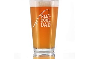 Reel Cool Dad: Pint Glass for Dads in The Fishing Zone
