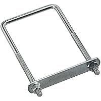 Vista 10 de National Hardware N245-027 2192BC perno cuadrado en U de tamaño para madera, chapado en zinc (paquete de 2)