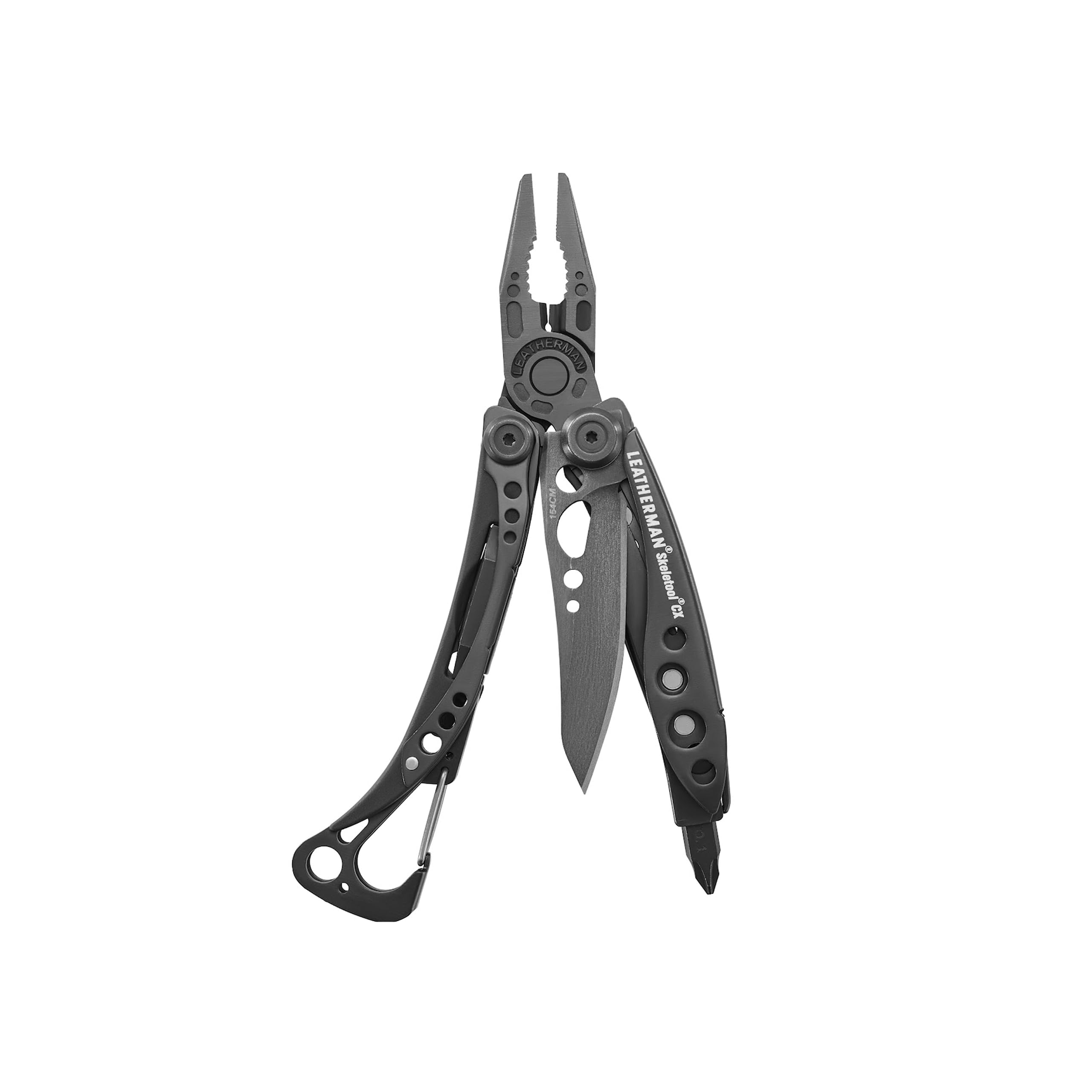 Leatherman Onyx Skeletool Cx - 7-In-1 Camping & Survival Multi-Tool, Stainless Steel, Made In Usa,