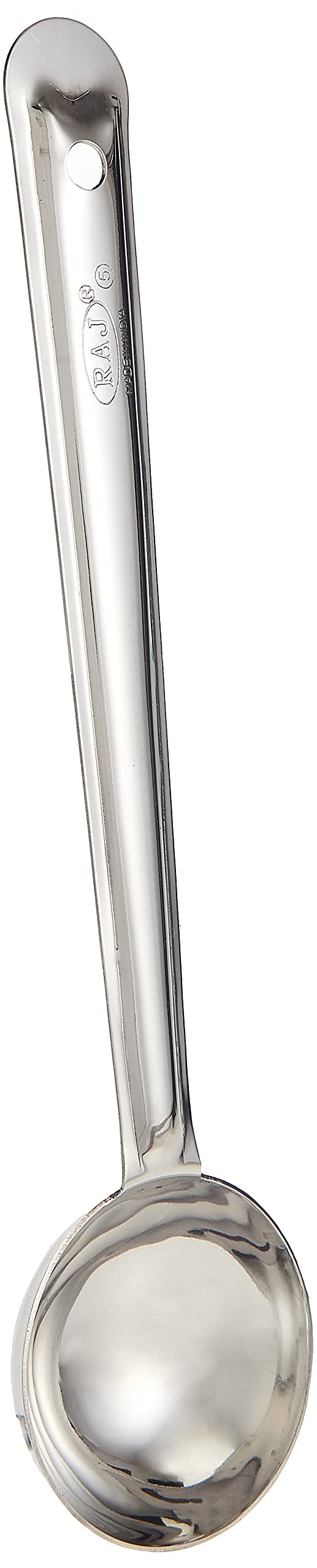 RAJ STEEL FLARE LADDLE , 21.5 CM , SILVER, FL0000, Curry Server , Soup Server , Milk Laddle , Serving Spoon