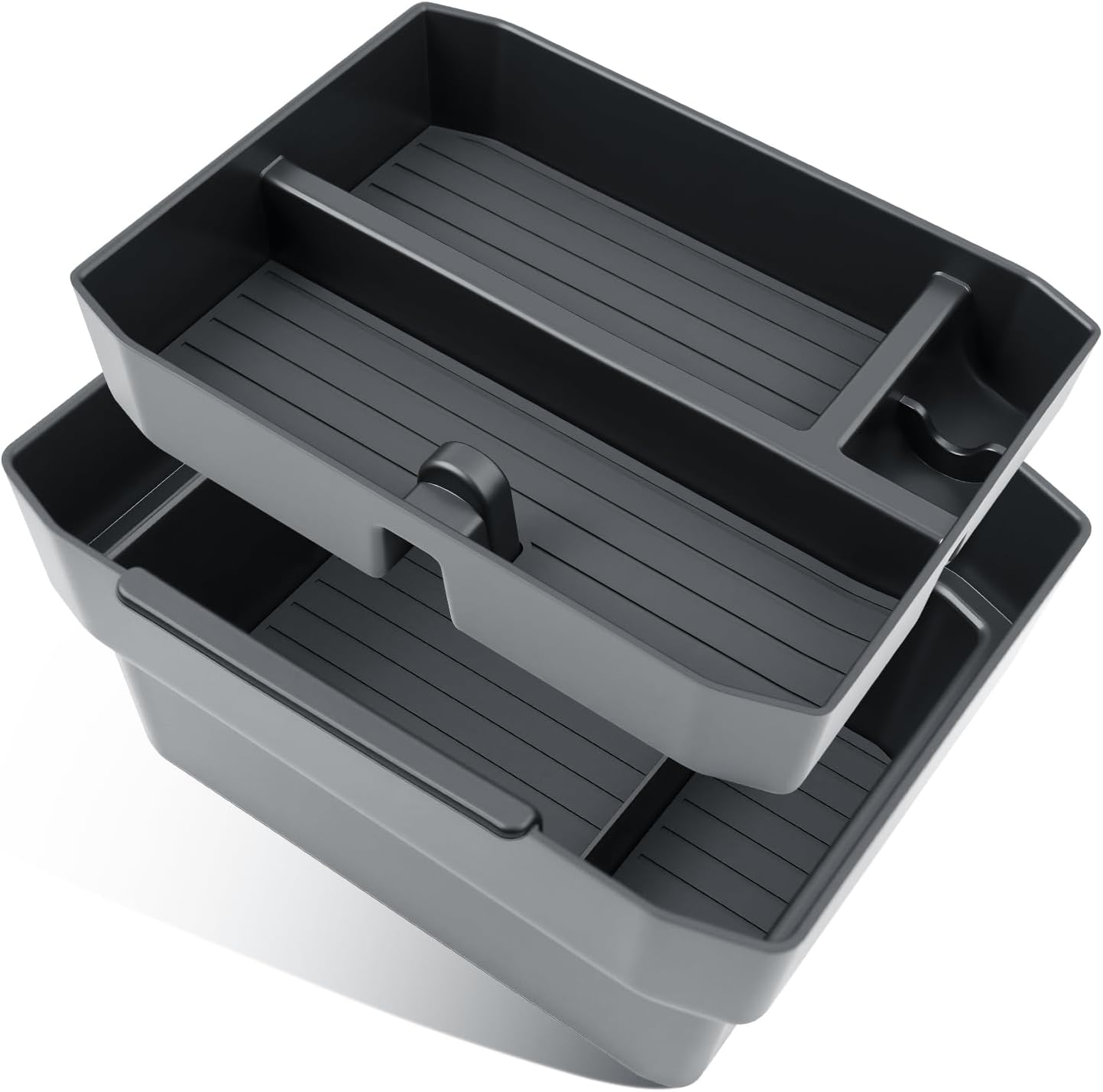 BIBIBO 2Packs for 2026 Subaru Outback Center Console Organizer 2026 Subaru Outback(Premium,Limited,Touring,Wilderness,Limited XT,Touring XT) Console Tray 2026 Outback Console Insert Tray-Double Layers