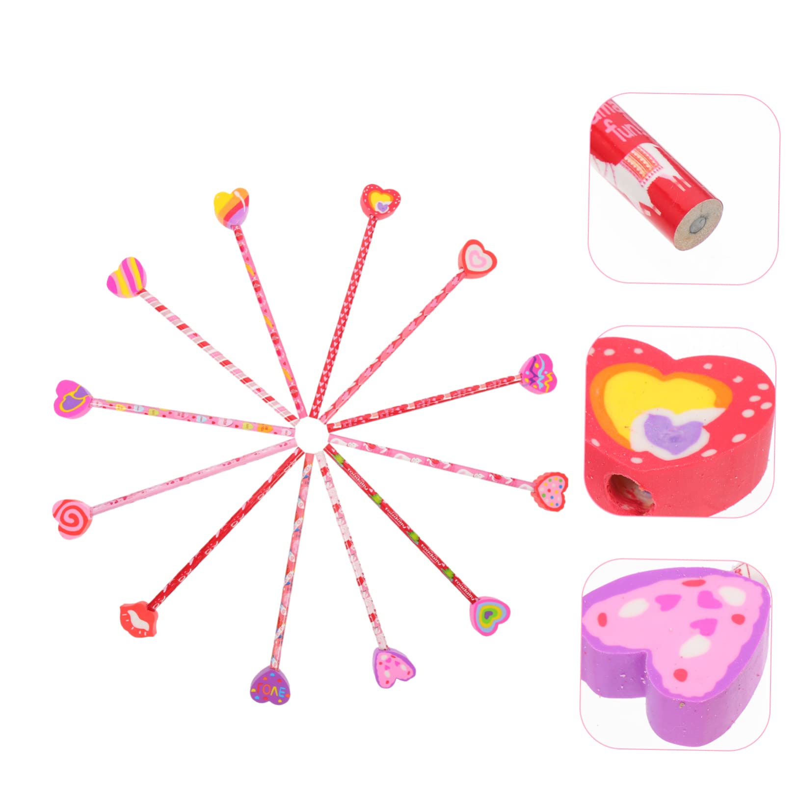 Housoutil 60 Pièces Crayons Hb Bois pour Garçon Fille Lot Motifs Adorables pour École et Dessin Kit Compact Pratique pour Garçons et Filles