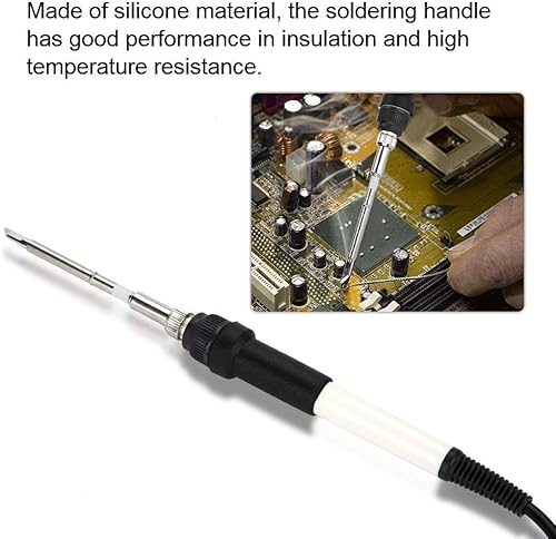Miniatura 9 de Juego de herramientas de soldadura de temperatura ajustable (mango de soldadura y punta de soldador)