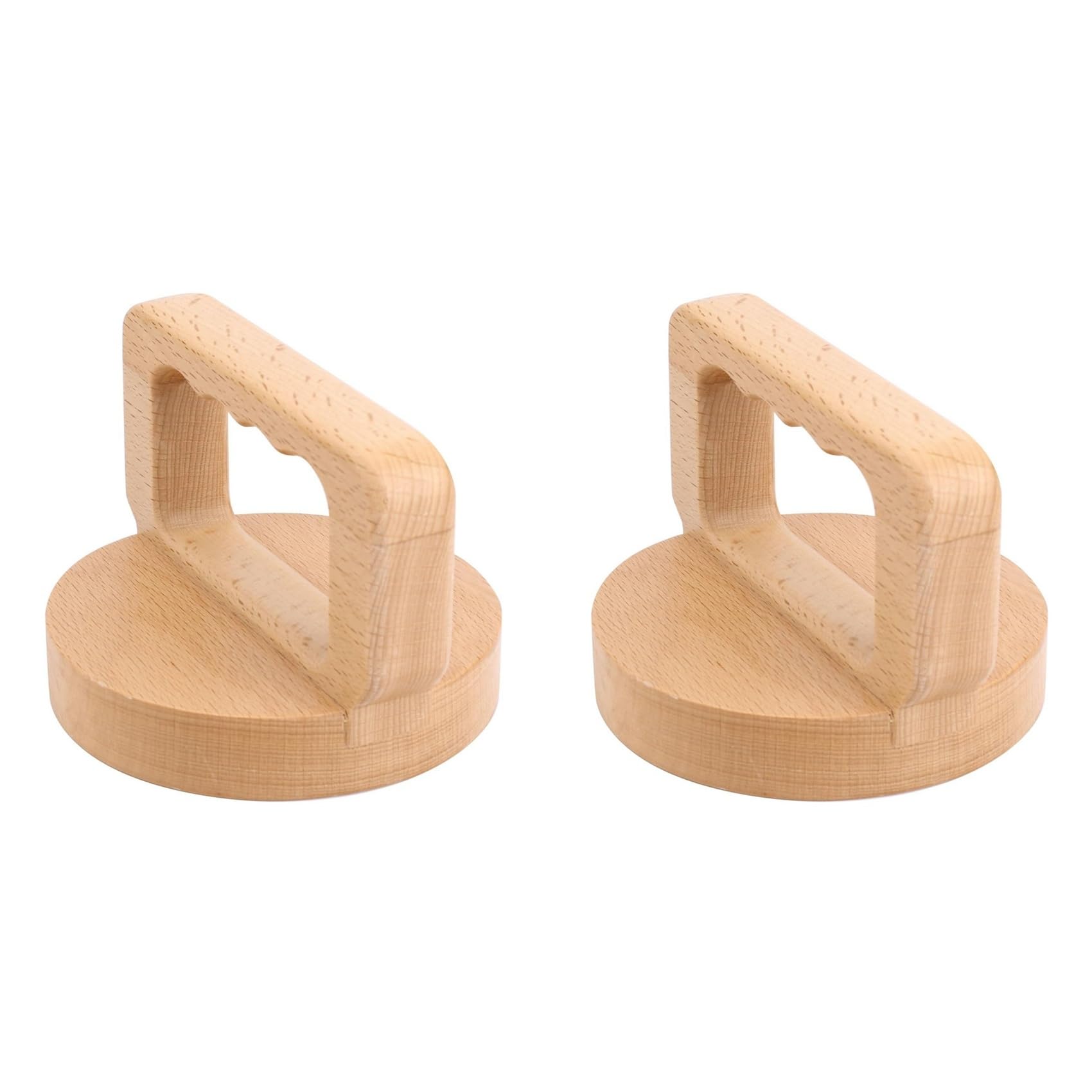 Jnchdghwa Wood Color 2X Wood Baren For Printmaking,Beech Block Printing Tool Printing Press Tool Hand Printing Tool Linoleum Block