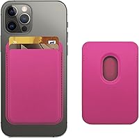 Vista 15 de Cartera magnética compatible con MagSafe para iPhone 17, 16, 15, 14, 13, 12 Pro Max Plus, sin recortes, tarjetero seguro Mag 3 para teléfono celular