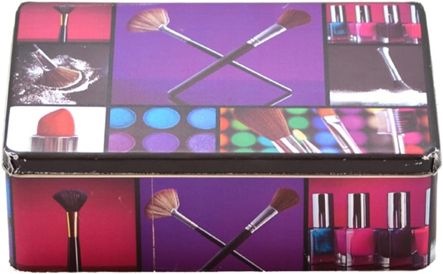 Arteregal Box Cosmetics, Metal, Pink, 20.0 x 13.0 x 7.0 cm
