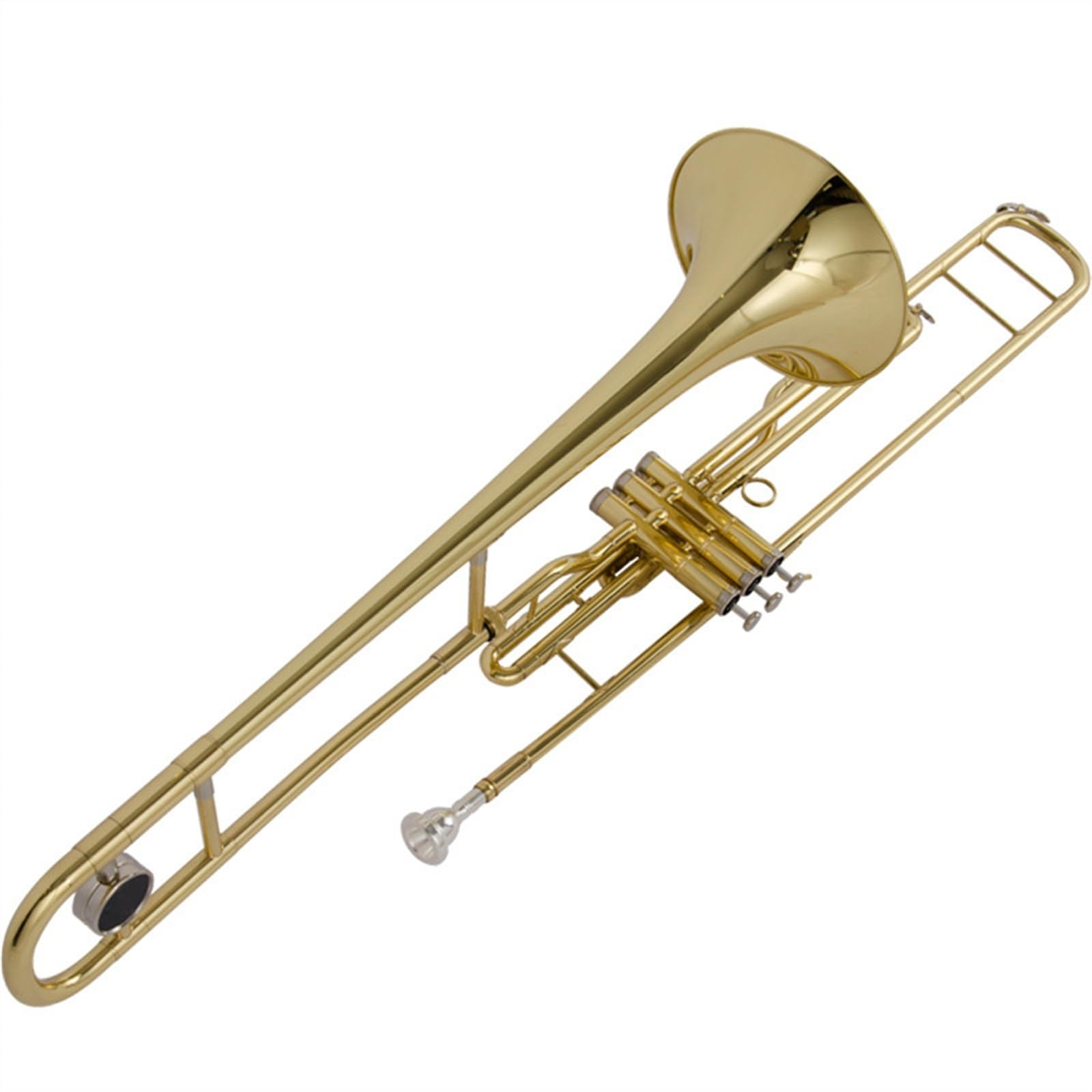 トロンボーン 本体 ゴールド Amazon | 縦キートロンボーンBフラット真鍮製ラッカー仕上げ